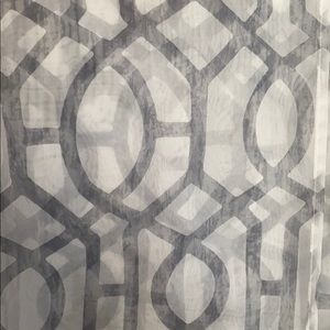 Set of 4 drapery sheers